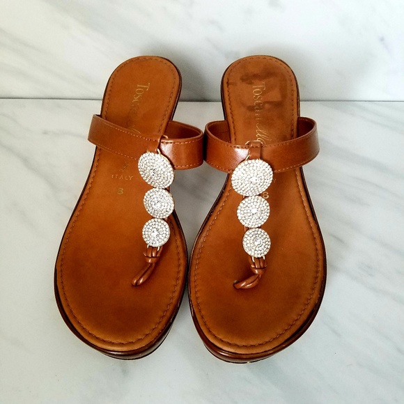Toscanella Shoes - TOSCANELLA DAZZLER Wedge Sandals